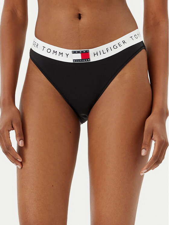 Снимка на Tommy Hilfiger Класически дамски бикини UW0UW06038 Черен