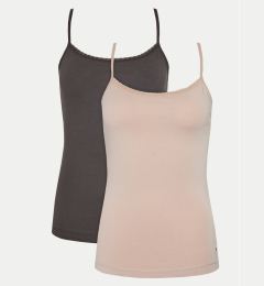 Снимка на Tommy Hilfiger Комплект 2 блузи без ръкави UW0UW04892 Цветен Slim Fit