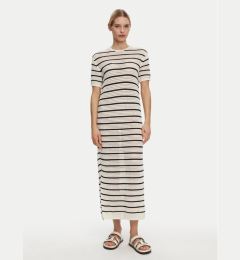 Снимка на Tommy Hilfiger Лятна рокля Pointelle WW0WW44489 Бежов Slim Fit