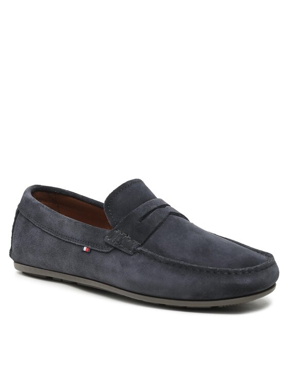 Снимка на Tommy Hilfiger Мокасини Casual Hilfiger Suede Driver FM0FM04271 Тъмносин