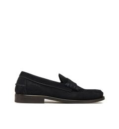 Снимка на Tommy Hilfiger Мокасини Classic Hilfiger Suede Loafer FM0FM05363 Тъмносин
