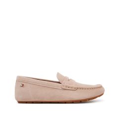 Снимка на Tommy Hilfiger Мокасини Flag Soft Suede Driver Loafer FW0FW08558 Розов