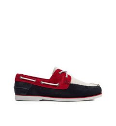 Снимка на Tommy Hilfiger Мокасини Th Boat Shoe Core Rwb Suede FM0FM04630 Тъмносин