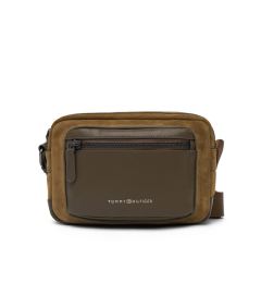 Снимка на Tommy Hilfiger Мъжка чантичка Th Casual Suede Camera Bag AM0AM13231 Зелен