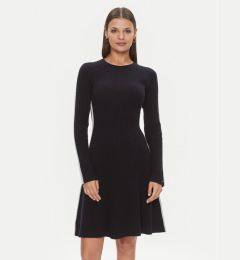 Снимка на Tommy Hilfiger Плетена рокля Pointelle WW0WW39929 Тъмносин Regular Fit