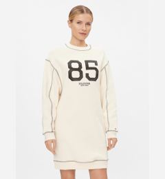 Снимка на Tommy Hilfiger Плетена рокля Varsity 85 WW0WW40614 Бежов Relaxed Fit