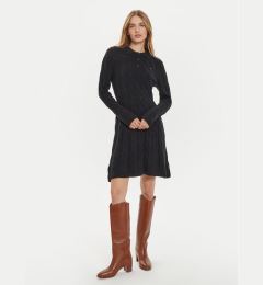 Снимка на Tommy Hilfiger Плетена рокля WW0WW43085 Черен Regular Fit