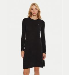 Снимка на Tommy Hilfiger Плетена рокля WW0WW44162 Черен Regular Fit