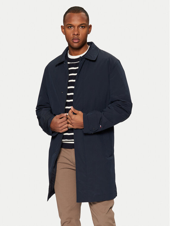 Снимка на Tommy Hilfiger Преходно палто MW0MW37651 Тъмносин Regular Fit
