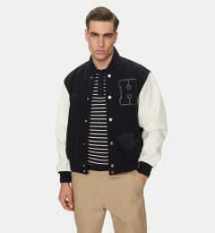 Снимка на Tommy Hilfiger Преходно яке Leather Varsity Jacket MW0MW39248 Тъмносин Regular Fit