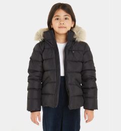 Снимка на Tommy Hilfiger Пухено яке Essential KG0KG07399 S Черен Regular Fit