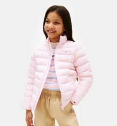 Снимка на Tommy Hilfiger Пухено яке Essential KS0KS00652 D Розов Regular Fit