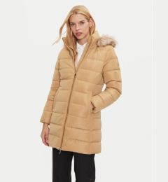 Снимка на Tommy Hilfiger Пухено яке Heritage WW0WW43234 Бежов Regular Fit