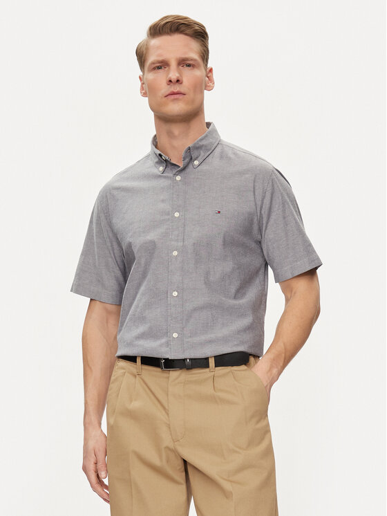 Снимка на Tommy Hilfiger Риза 1985 MW0MW33810 Сив Slim Fit