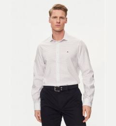 Снимка на Tommy Hilfiger Риза Circle MW0MW34649 Бял Slim Fit