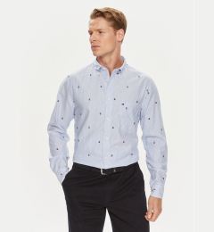 Снимка на Tommy Hilfiger Риза Global Stripe MW0MW34608 Син Regular Fit