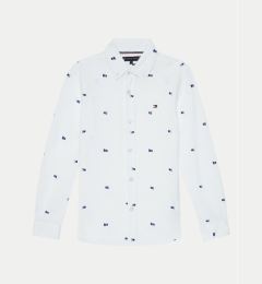 Снимка на Tommy Hilfiger Риза KB0KB09594 Бял Regular Fit