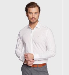 Снимка на Tommy Hilfiger Риза MW0MW25040 Бял Slim Fit