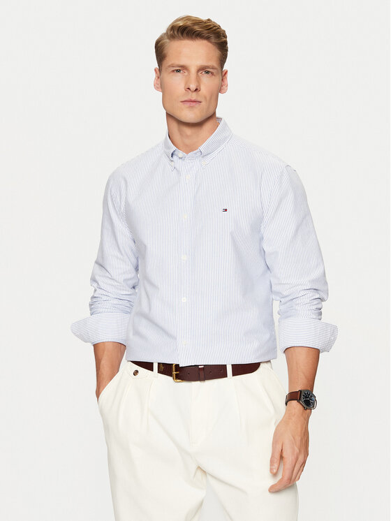 Снимка на Tommy Hilfiger Риза MW0MW36238 Син Regular Fit