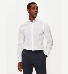 Снимка на Tommy Hilfiger Риза MW0MW36918 Бял Slim Fit