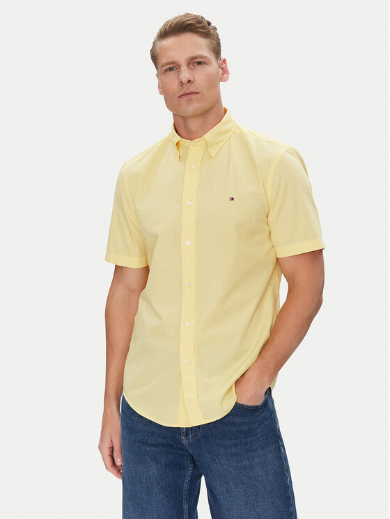 Снимка на Tommy Hilfiger Риза MW0MW37584 Жълт Regular Fit