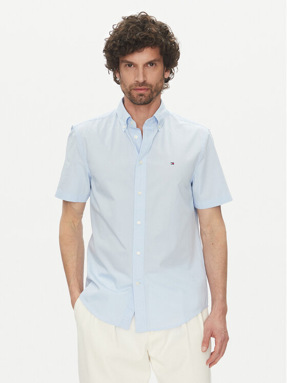 Снимка на Tommy Hilfiger Риза MW0MW37584 Светлосиньо Regular Fit