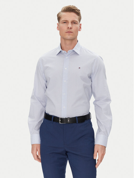 Снимка на Tommy Hilfiger Риза MW0MW38960 Син Regular Fit