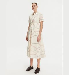 Снимка на Tommy Hilfiger Рокля тип риза Voile WW0WW46009 Бежов Regular Fit