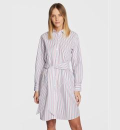 Снимка на Tommy Hilfiger Рокля тип риза WW0WW37116 Бял Regular Fit