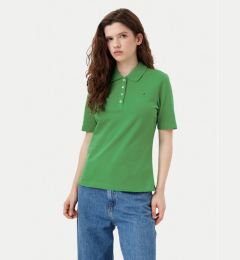 Снимка на Tommy Hilfiger Тениска с яка и копчета 1985 WW0WW43224 Зелен Regular Fit
