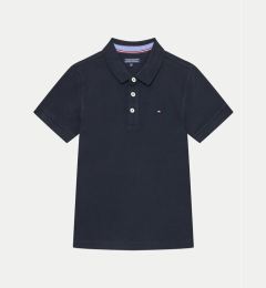 Снимка на Tommy Hilfiger Тениска с яка и копчета KB0KB03975 D Тъмносин Regular Fit