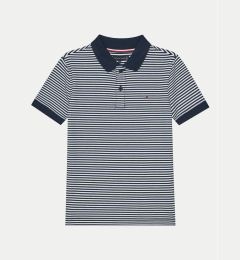 Снимка на Tommy Hilfiger Тениска с яка и копчета KB0KB09333 Тъмносин Regular Fit