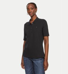 Снимка на Tommy Hilfiger Тениска с яка и копчета WW0WW43224 Тъмносин Regular Fit