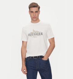 Снимка на Tommy Hilfiger Тишърт Tropical Floral MW0MW39353 Бял Regular Fit