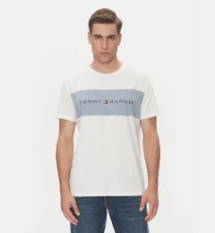 Снимка на Tommy Hilfiger Тишърт UM0UM03418 Бял Regular Fit