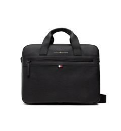 Снимка на Tommy Hilfiger Чанта за лаптоп Essential Pu Computer Bag AM0AM09507 Черен