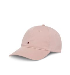 Снимка на Tommy Hilfiger Шапка с козирка Essential Flag Soft Cap AW0AW17131 Розов