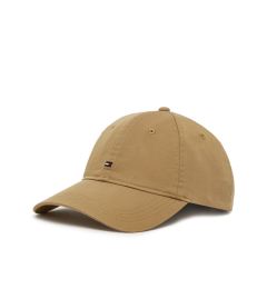 Снимка на Tommy Hilfiger Шапка с козирка Essential Flag Soft Cap AW0AW17632 Бежов