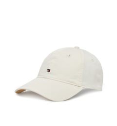 Снимка на Tommy Hilfiger Шапка с козирка Essential Flag Soft Cap AW0AW17632 Екрю