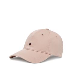 Снимка на Tommy Hilfiger Шапка с козирка Essential Flag Soft Cap AW0AW17632 Розов