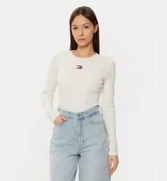 Снимка на Tommy Jeans Блуза DW0DW20178 Екрю Slim Fit