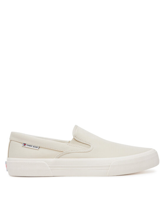 Снимка на Tommy Jeans Гуменки Slip On Canvas Color EM0EM01544 Бежов