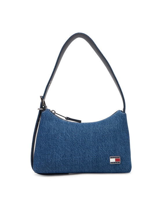Снимка на Tommy Jeans Дамска чанта Tjw Cool Denim Shoulder Bag AW0AW17877 Син