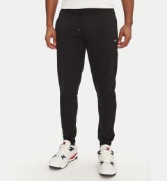 Снимка на Tommy Jeans Долнище анцуг Flag DM0DM20473 Черен Slim Fit
