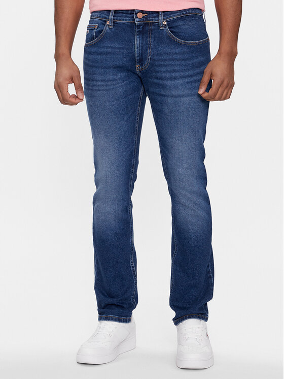 Снимка на Tommy Jeans Дънки Scanton DM0DM18139 Тъмносин Slim Fit