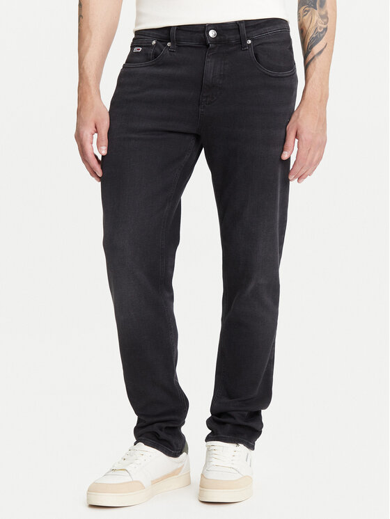Снимка на Tommy Jeans Дънки Scanton DM0DM21888 Черен Slim Fit