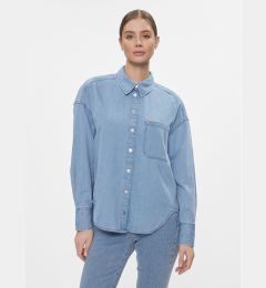 Снимка на Tommy Jeans дънкова риза DW0DW17355 Син Oversize