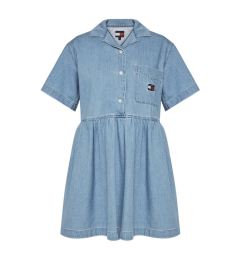 Снимка на Tommy Jeans Дънкова рокля DW0DW20372 Син Relaxed Fit