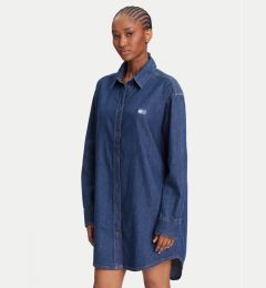 Снимка на Tommy Jeans Дънкова рокля DW0DW21420 Тъмносин Relaxed Fit