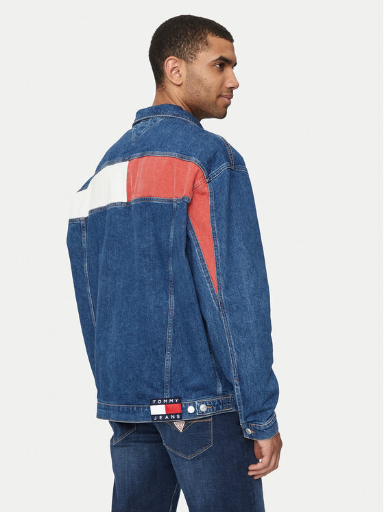 Снимка на Tommy Jeans Дънково яке Aiden DM0DM19366 Син Oversize